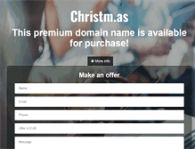Tablet Screenshot of christm.as
